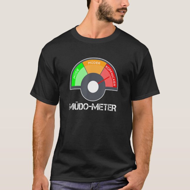 Camiseta Müdo Meter Head Nicker Red Late Sleeper Night Owl (Anverso)
