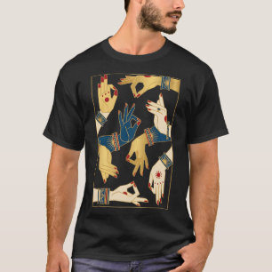 Camiseta Mudras de danza clásica india Bharatanatyam Espiri