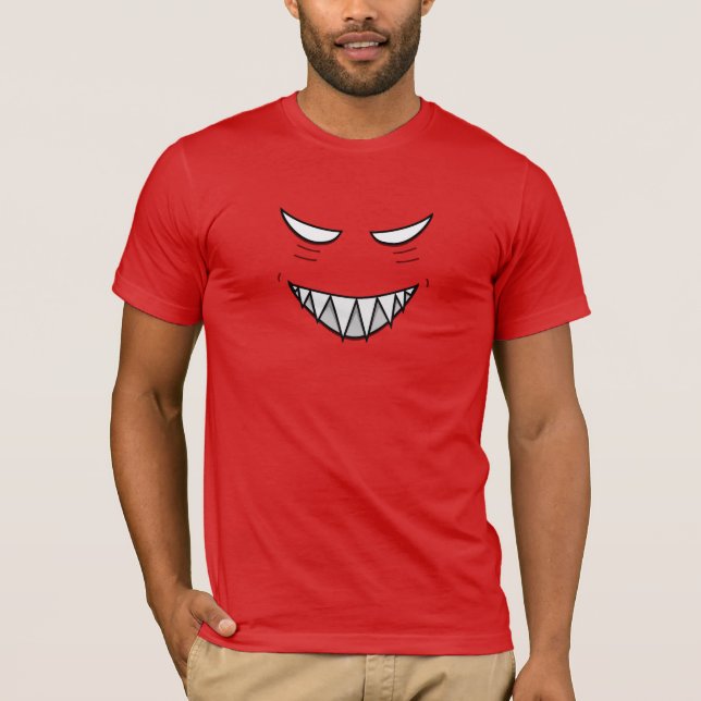 Camiseta Mueca de la cara con los males de ojo (Anverso)