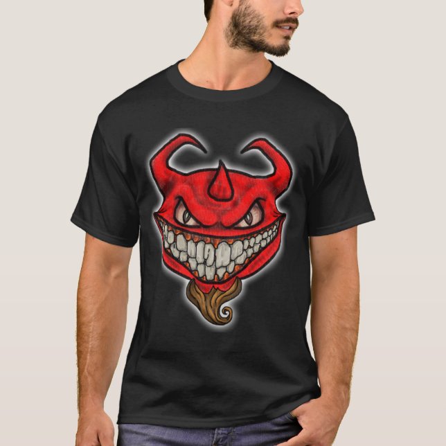 Camiseta Mueca diabólica (Anverso)