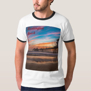 Camiseta Muelle de Huntington Beach al atardecer
