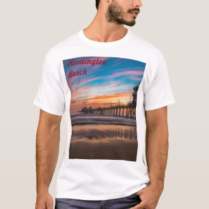 Camiseta Muelle de Huntington Beach al atardecer