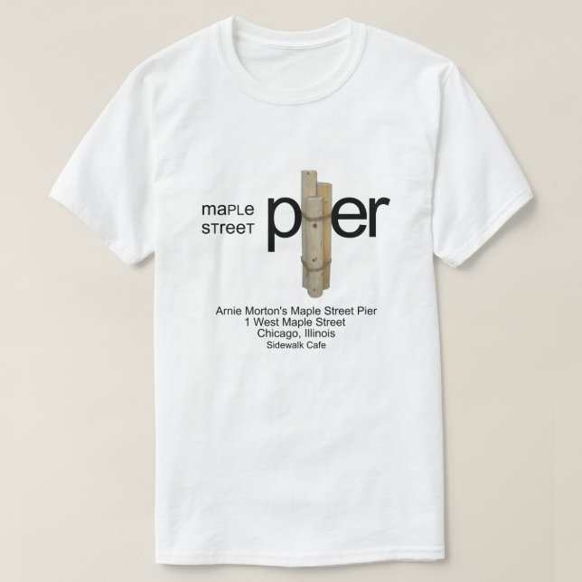 Camiseta Muelle de Maple Street, Chicago, Illinois (Diseño del anverso)