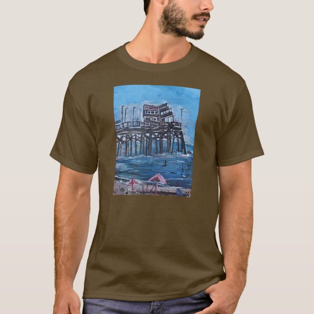 CAMISETA MUELLE DE NEWPORT BEACH (Anverso)