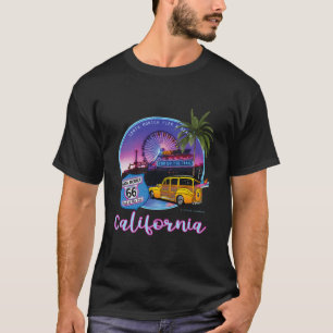 Camiseta Muelle de Santa Mónica California 66 Fin del Camin