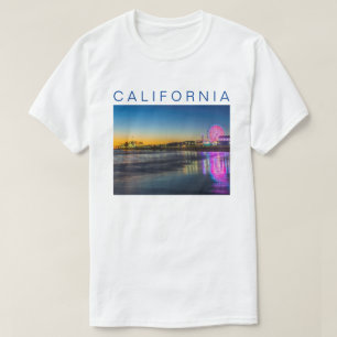Camiseta Muelle de Santa Mónica   Los Ángeles, California