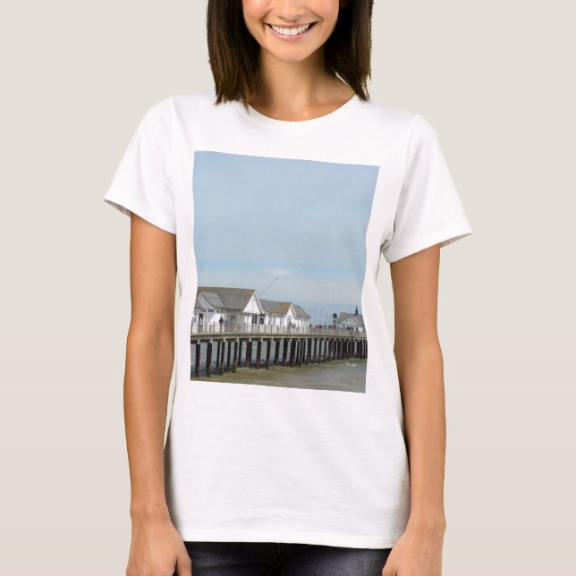 Camiseta Muelle de Southwold Suffolk (Anverso)