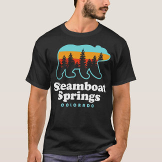 Camiseta Muelle de vapor Springs Colorado Bear Mountain