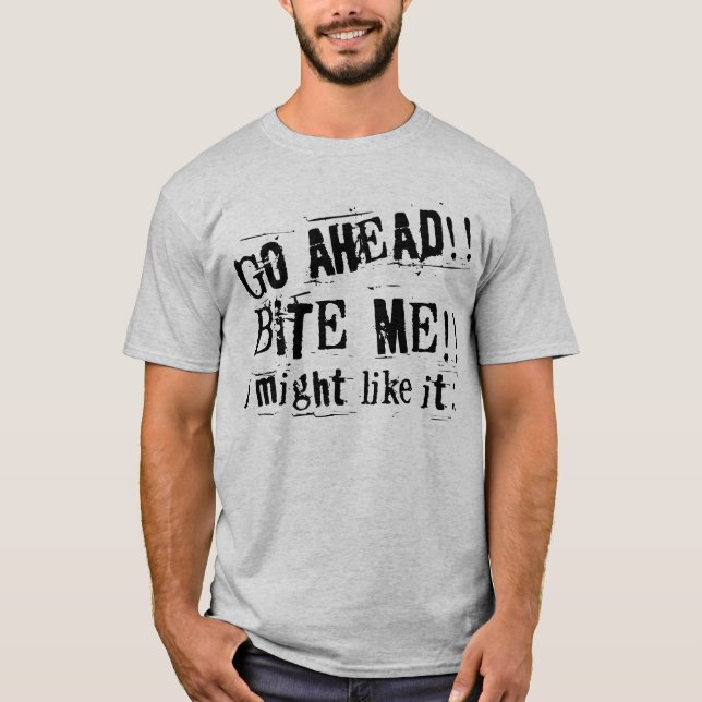 Camiseta muérdame (Anverso)