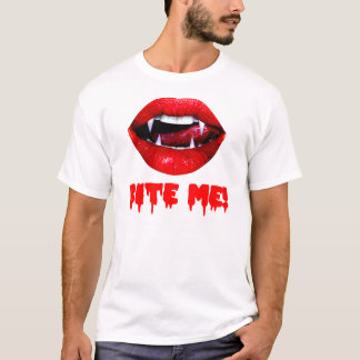 Camiseta Muérdame vampiro Halloween
