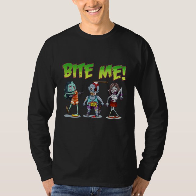 Camiseta Muérdanme Zombies (Anverso)