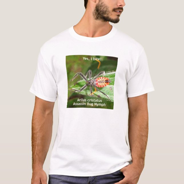 Camiseta Muerdo sí el insecto de asesino (Anverso)