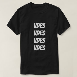 Camiseta muere en albanés, Vdes
