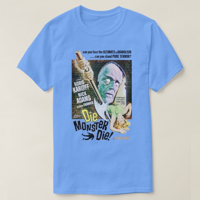 Camiseta Muere Monster Die (Diseño del anverso)