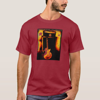 Camiseta muerta de la celebridad de la escena