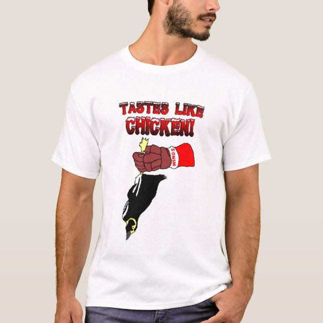 Camiseta muerta del pingüino de Detroit (Anverso)