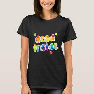Camiseta Muertas dentro del humor negro, mujeres adolescent