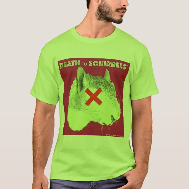 Camiseta MUERTE a la cal de SQUIRRELS™ t-shirt3 (Anverso)