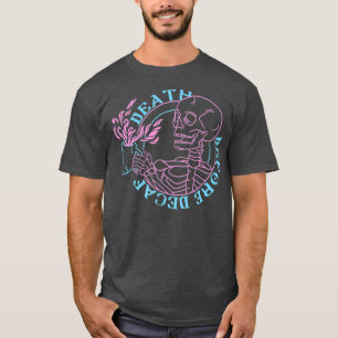 Camiseta Muerte a la moda antes de la prima a la decena