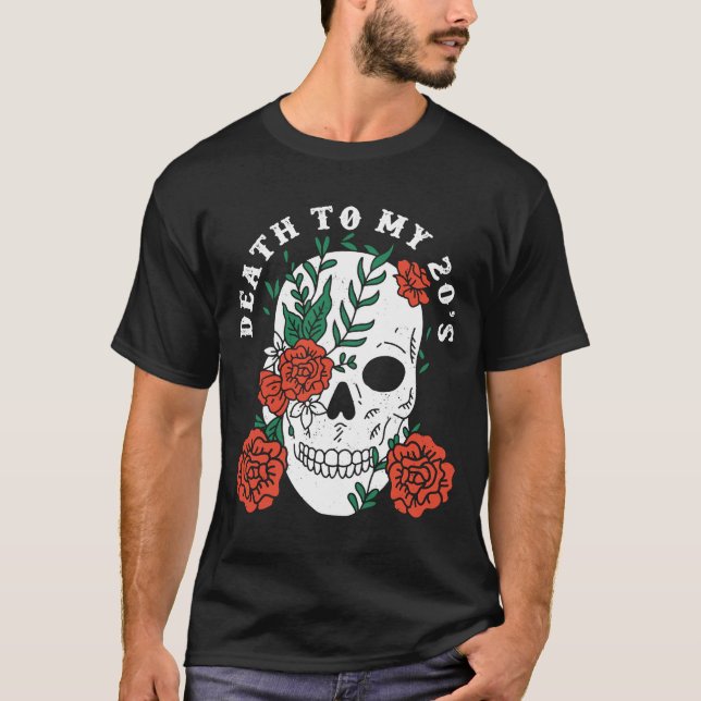 Camiseta Muerte a mi cumpleaños número 30 de Humor Sarcásti (Anverso)