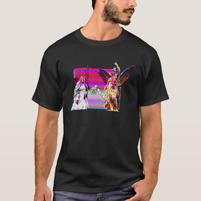 Camiseta Muerte Ángel Trashlife Sad Vaporwave Aestesia Pull (Anverso)