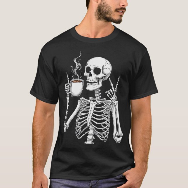 Camiseta Muerte antes de la sordera - Diseño de Skeleton Co (Anverso)