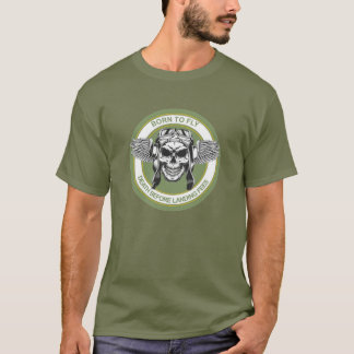 Camiseta Muerte antes de las tasas de aterrizaje