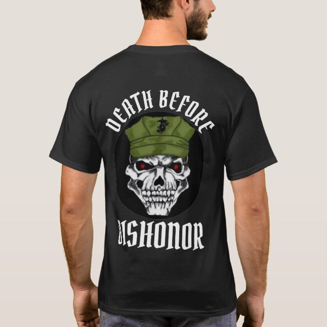 CAMISETA MUERTE ANTES DEL DESHONOR (Reverso)