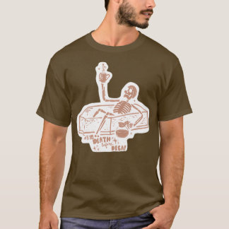 Camiseta Muerte antes del Pegatina sordo