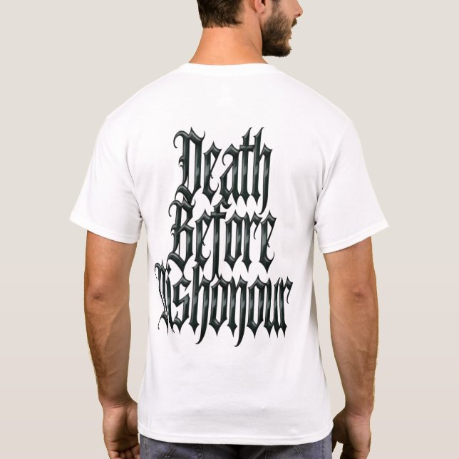 Camiseta Muerte Antes que Deshonor (Reverso)