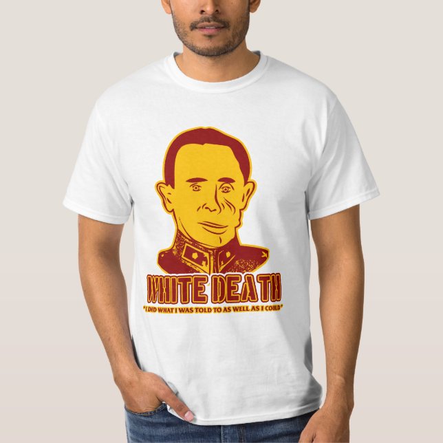Camiseta Muerte blanca (Anverso)