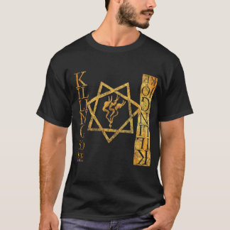 Camiseta muerte chiste gótico rock dorado grunge angustiado