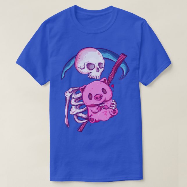 Camiseta Muerte con su cerdo (Diseño del anverso)