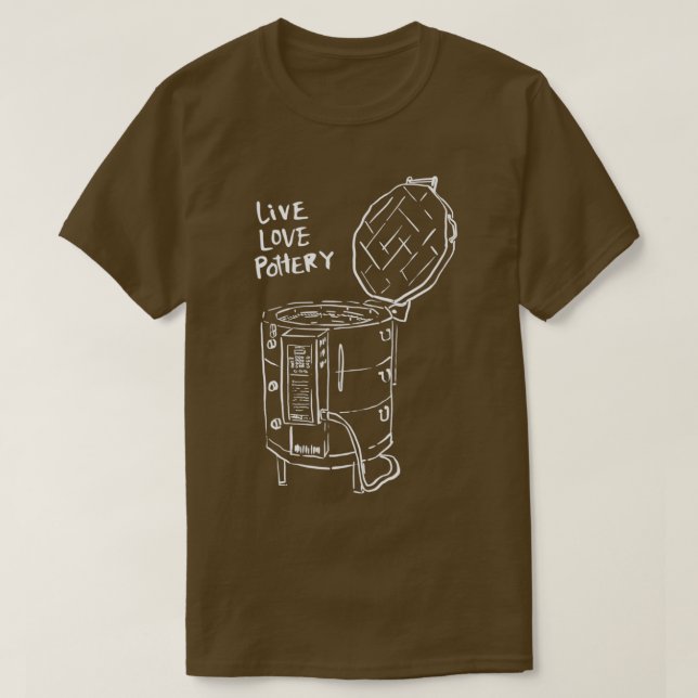 Camiseta Muerte de amor en la alfarería (Diseño del anverso)