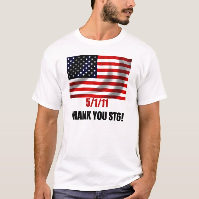 Camiseta muerte de bin Laden (Anverso)