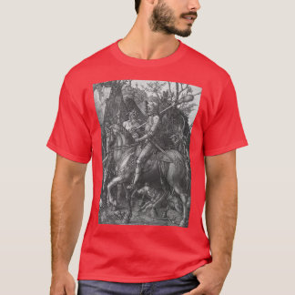 Camiseta Muerte de caballero y el diablo por Albrecht Drer