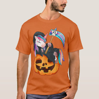 Camiseta Muerte de disfraz de Halloween de Unicornio Sobre 