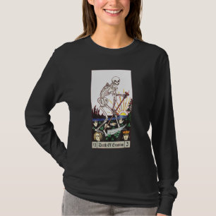 Camiseta Muerte De Emoción Tarot Carta Estética Esqueleto M