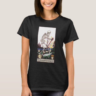 Camiseta Muerte De Emotion Tarot Card Skeleton Estético Mys