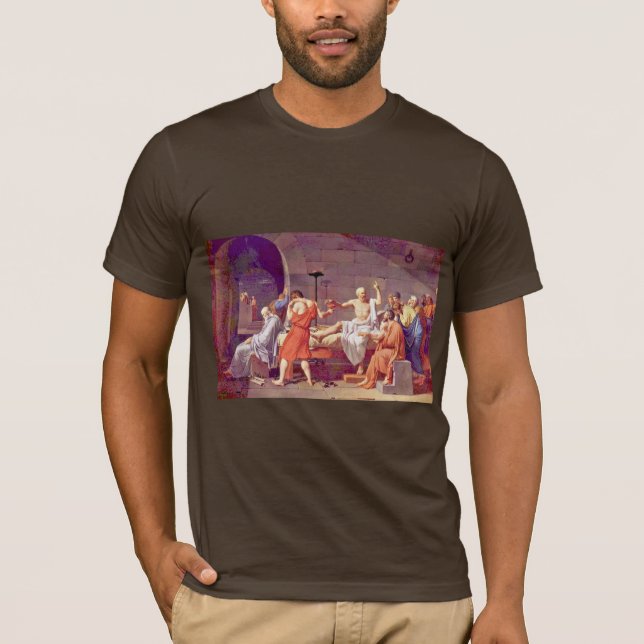 Camiseta Muerte de Sócrates de David Jacques-Louis (el (Anverso)