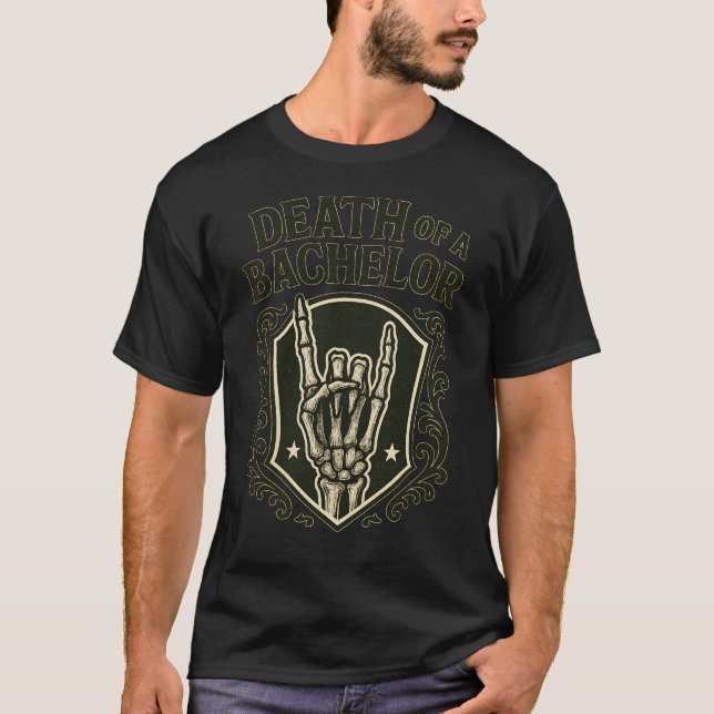 CAMISETA MUERTE DE UN BACHELOR (Anverso)