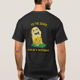 Camiseta Muerte de un patineta - dos imágenes