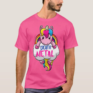 Camiseta Muerte De Unicornio Metalizado Por El Enorme Amor 