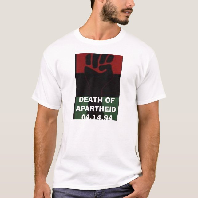 CAMISETA MUERTE DEL APARTHEID (Anverso)