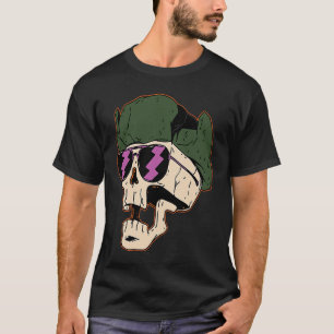 Camiseta muerte del esqueleto del soldado