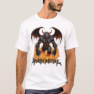 Camiseta Muerte Metalizado