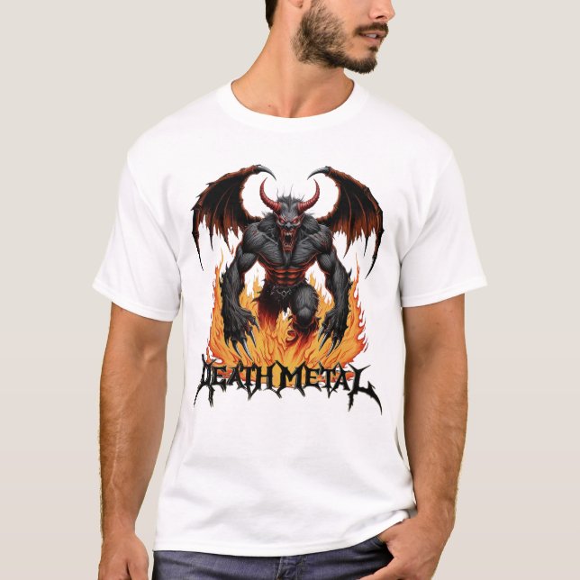Camiseta Muerte Metalizado (Anverso)