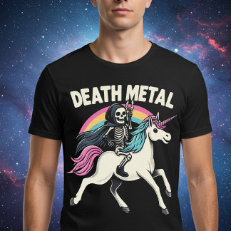 Camiseta Muerte Metalizado