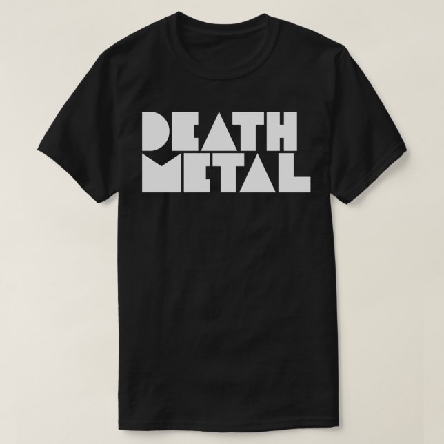 Camiseta Muerte Metalizado (Diseño del anverso)