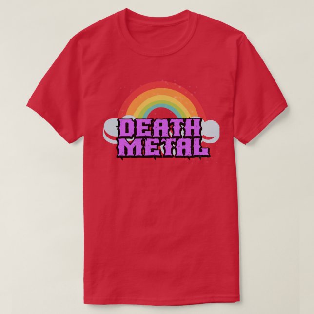 Camiseta Muerte Metalizado (Diseño del anverso)